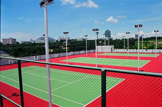 海南三亚职业技术学院网球场