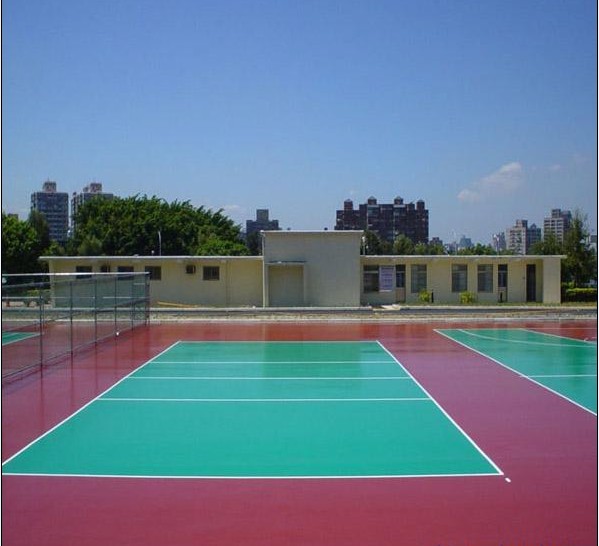 东莞市交通局硅PU网球场